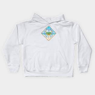 St. Pete Beach, Florida, Blue Crab on Beach Kids Hoodie